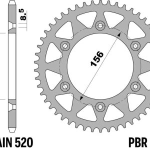 Couronne PBR alu standard – 520