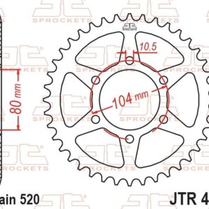 Couronne JT SPROCKETS Acier Standard – 520