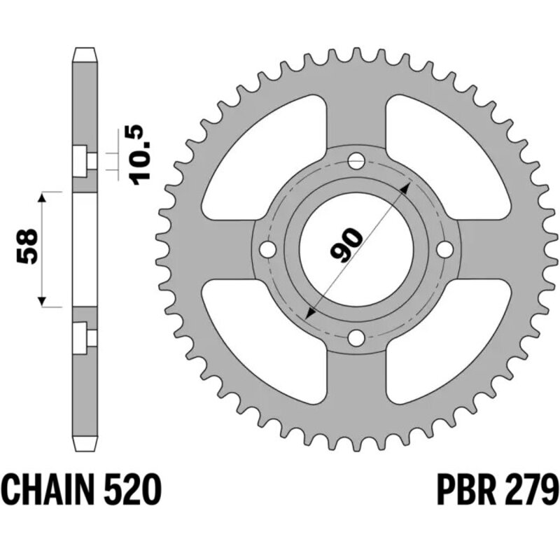 Couronne PBR acier standard – 520