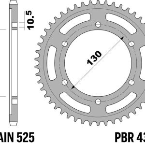 Couronne PBR acier standard – 525