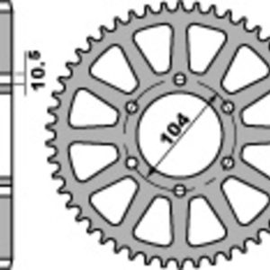 Couronne PBR acier standard – 520