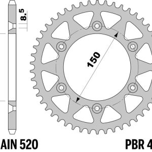 Couronne PBR acier standard – 520