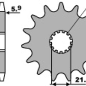 Pignon PBR acier anti-bruit – 520