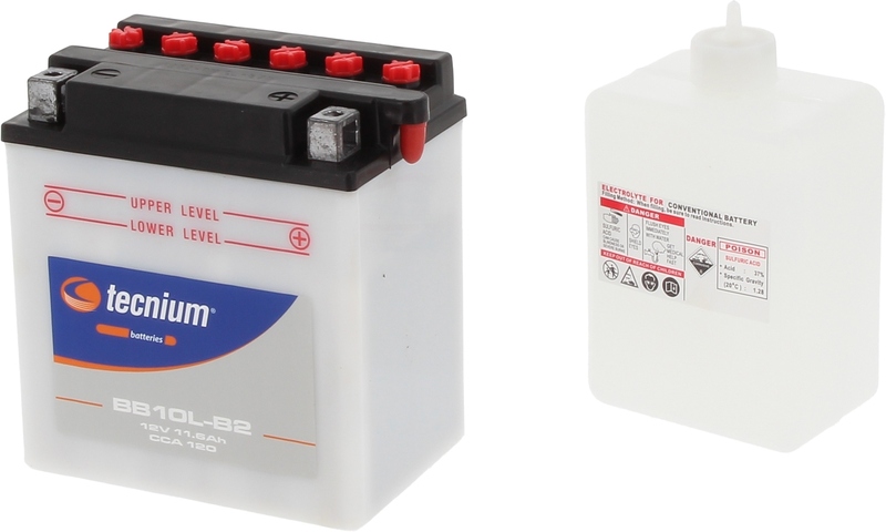 Batterie TECNIUM conventionnelle avec pack acide - BB10L-B2
