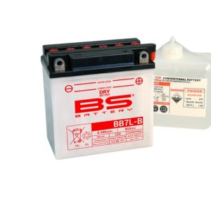 Batterie BS BATTERY Haute-performance avec pack acide – BB7L-B2