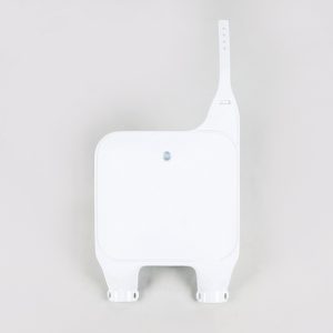 Plaque numéro frontale UFO blanc Honda CR125R/250R/500R