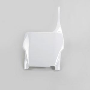 Plaque numéro frontale UFO blanc Honda