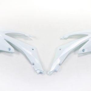 Ouïes de radiateur UFO blanc Honda CRF250R/450R