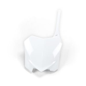 Plaque numéro frontale UFO blanc Honda CRF250R/450R