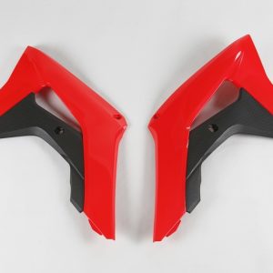 Ouïes de radiateur UFO couleur origine 2017 rouge/noir Honda CRF450R
