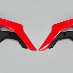 Ouïes de radiateur UFO couleur origine 2017 rouge/noir Honda CRF450RX