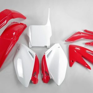 Kit plastique UFO couleur origine rouge/blanc Honda CRF250R