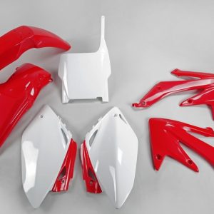 Kit plastique UFO couleur origine rouge/blanc (2008) Honda CRF450R