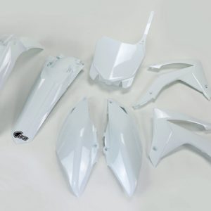 Kit plastique UFO blanc Honda CRF250R/CRF450R