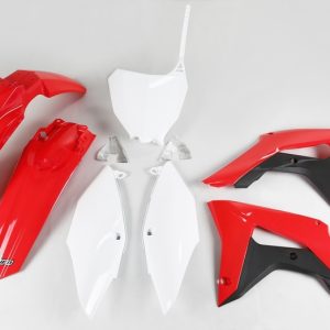 Kit plastique UFO origine (2017) rouge/noir/blanc Honda CRF450R