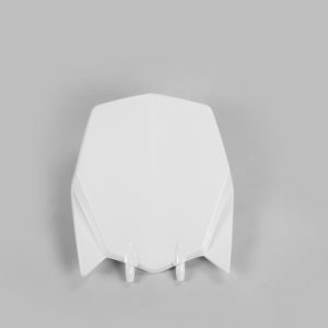 Plaque numéro frontale UFO blanc Husqvarna TE/TC