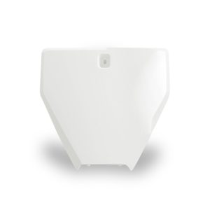 Plaque numéro frontale UFO blanc Husqvarna FC