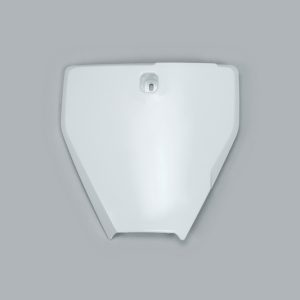 Plaque numéro frontale UFO blanc Husqvarna TC85