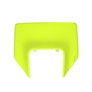 Plaque numéro frontale UFO jaune fluo Husqvarna FE/TE