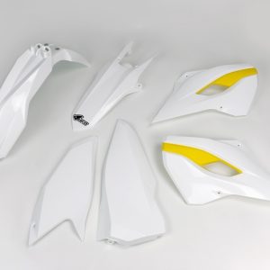 Kit plastique UFO couleur origine (2015) blanc/jaune Husqvarna