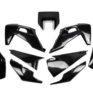 Kit plastiques UFO noir Husqvarna FE/TE