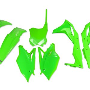 Kit plastique UFO vert fluo Kawasaki KX250F