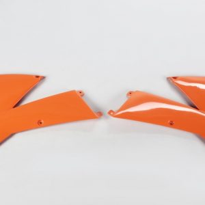 Ouïes de radiateur UFO orange KTM