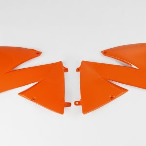 Ouïes de radiateur UFO orange KTM EXC