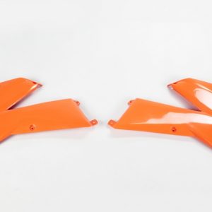 Ouïes de radiateur UFO orange KTM