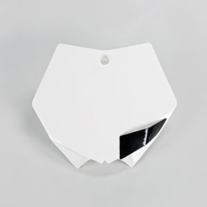 Plaque numéro frontale UFO blanc KTM
