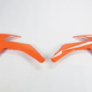 Ouïes de radiateur UFO orange KTM