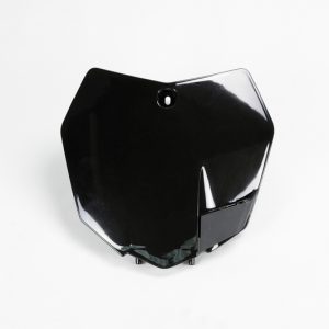 Plaque numéro frontale UFO noir KTM