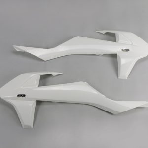 Ouïes de radiateur UFO blanc KTM