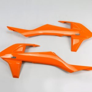 Ouïes de radiateur UFO orange KTM