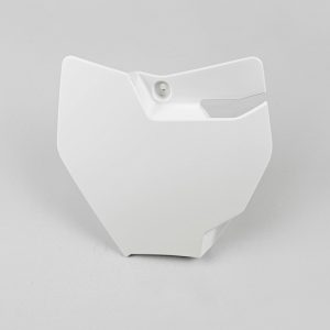Plaque numéro frontale UFO blanc KTM SX65