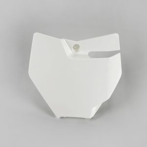 Plaque numéro frontale UFO blanc KTM SX85