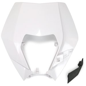 Plaque numéro frontale UFO KTM blanc