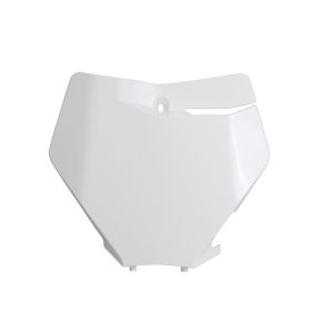Plaque numéro frontale UFO blanc KTM SX/SX-F