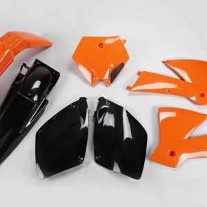 Kit plastique UFO couleur origine orange/noir KTM