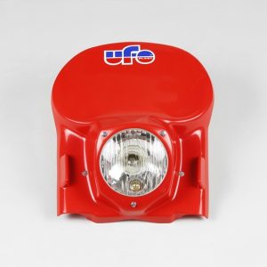 Plaque phare universelle UFO vintage rouge 1978-1989