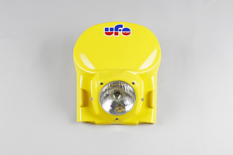 Plaque phare universelle UFO vintage jaune 1978-1990