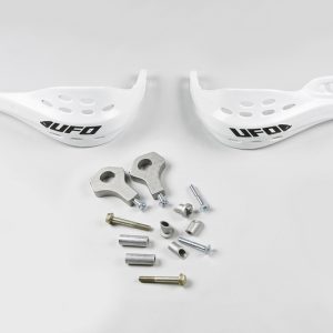 Protège-mains UFO Jumpy supermotard Ø22mm blanc