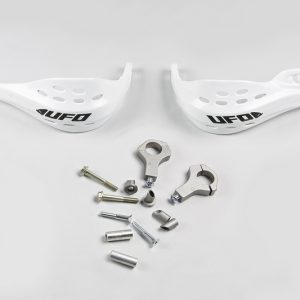 Protège-mains UFO Jumpy supermotard Ø28mm blanc