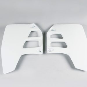 Ouïes de radiateur UFO blanc Suzuki RM125/250