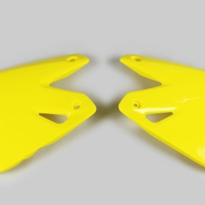 Ouïes de radiateur UFO jaune Suzuki DR-Z400E