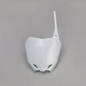 Plaque numéro frontale UFO blanc Suzuki RM-Z250/450