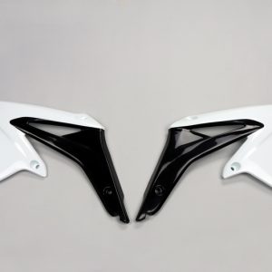 Ouïes de radiateur UFO blanc/noir Suzuki RM-Z450