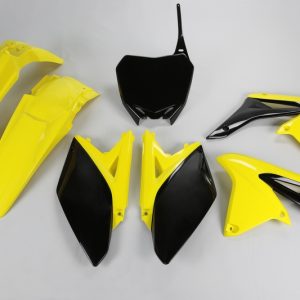 Kit plastique UFO couleur origine jaune/noir Suzuki RM-Z250