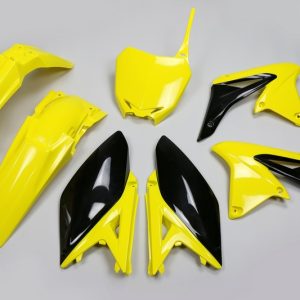 Kit plastique UFO origine (2017) jaune/noir Suzuki RM-Z250