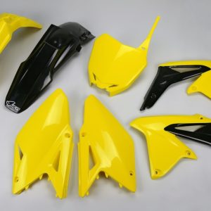 Kit plastique UFO couleur origine (2014) jaune/noir Suzuki RM-Z450
